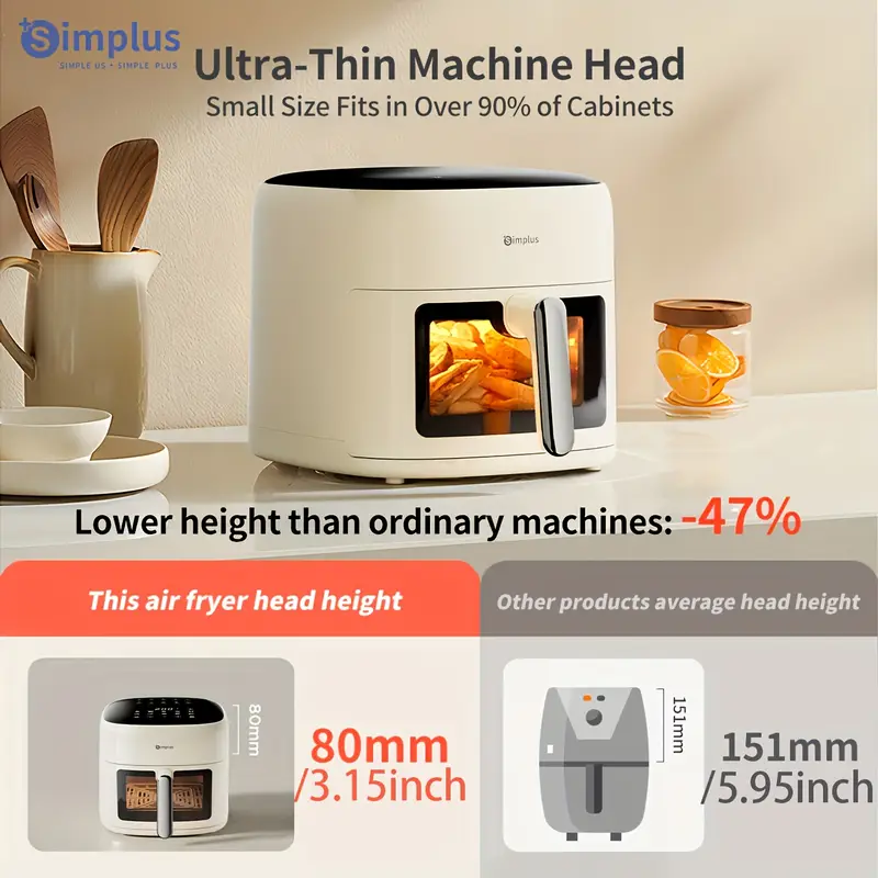 Simplus 6L Large Capacity Air Fryer - Image 3