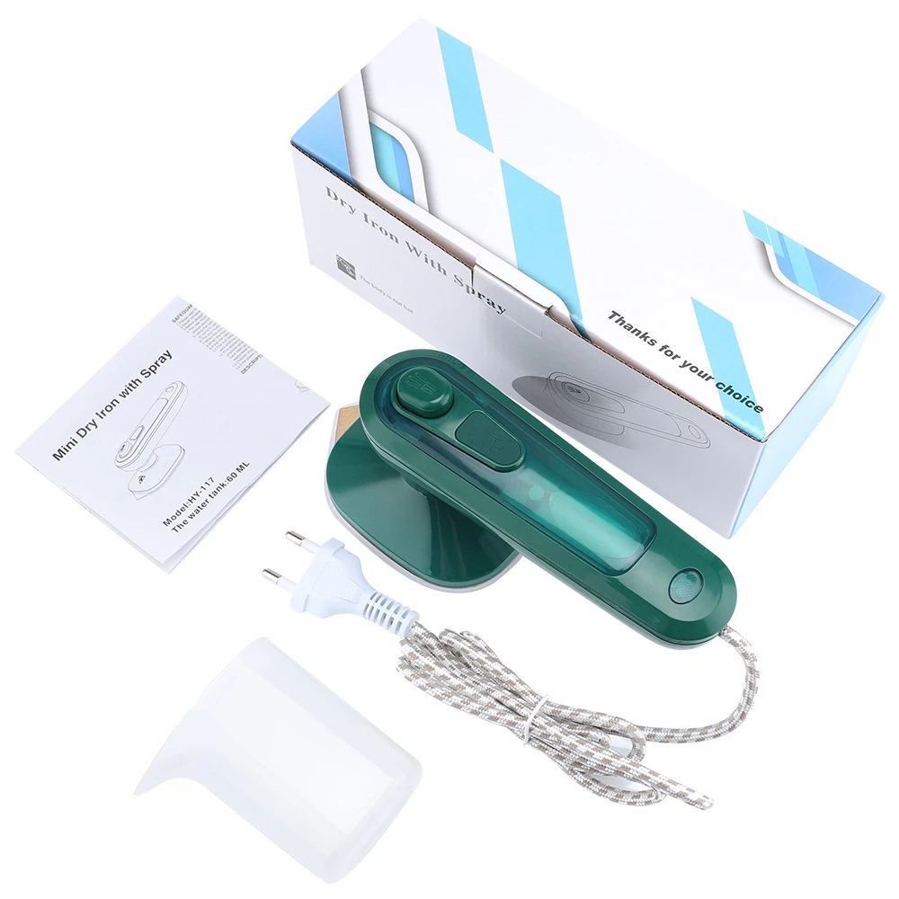 Mini Iron Garment Steamer Fast-Heat Portable Steam Iron For Clothing Steam Brush Ironing - Image 2